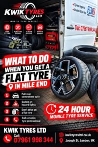 What to Do When You Get a Flat Tyre in Mile End