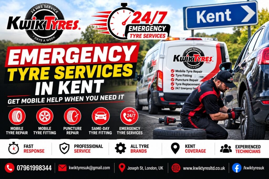 Emergency Tyre Services in Kent: Get Mobile Help When You Need It