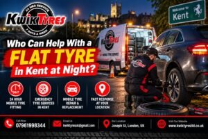 Who Can Help With a Flat Tyre in Kent at Night?