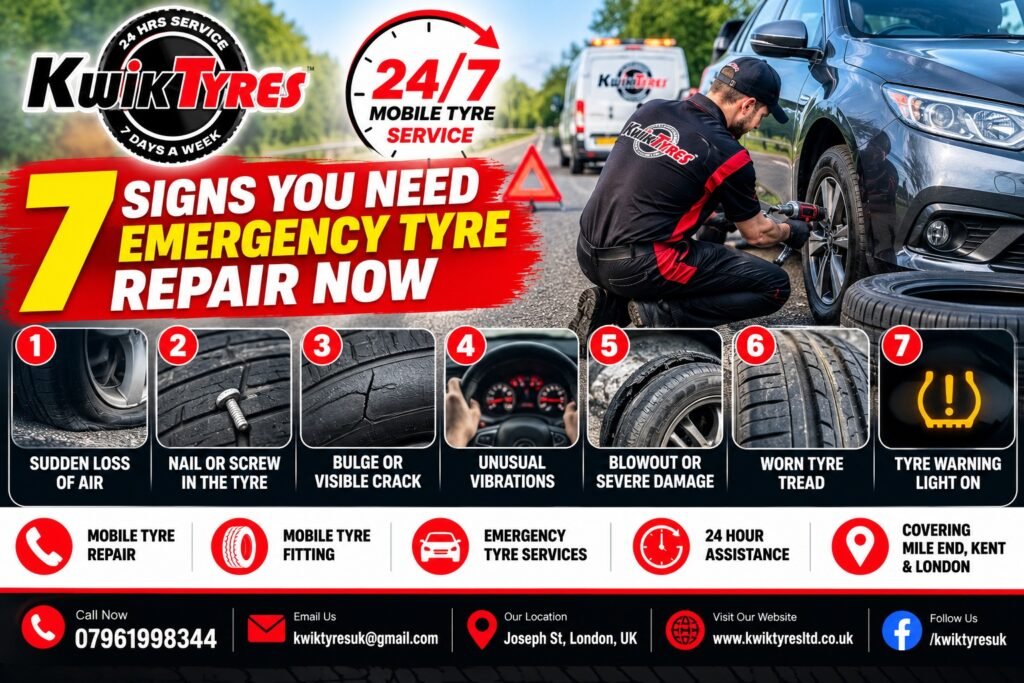7 Signs You Need Emergency Tyre Repair Now